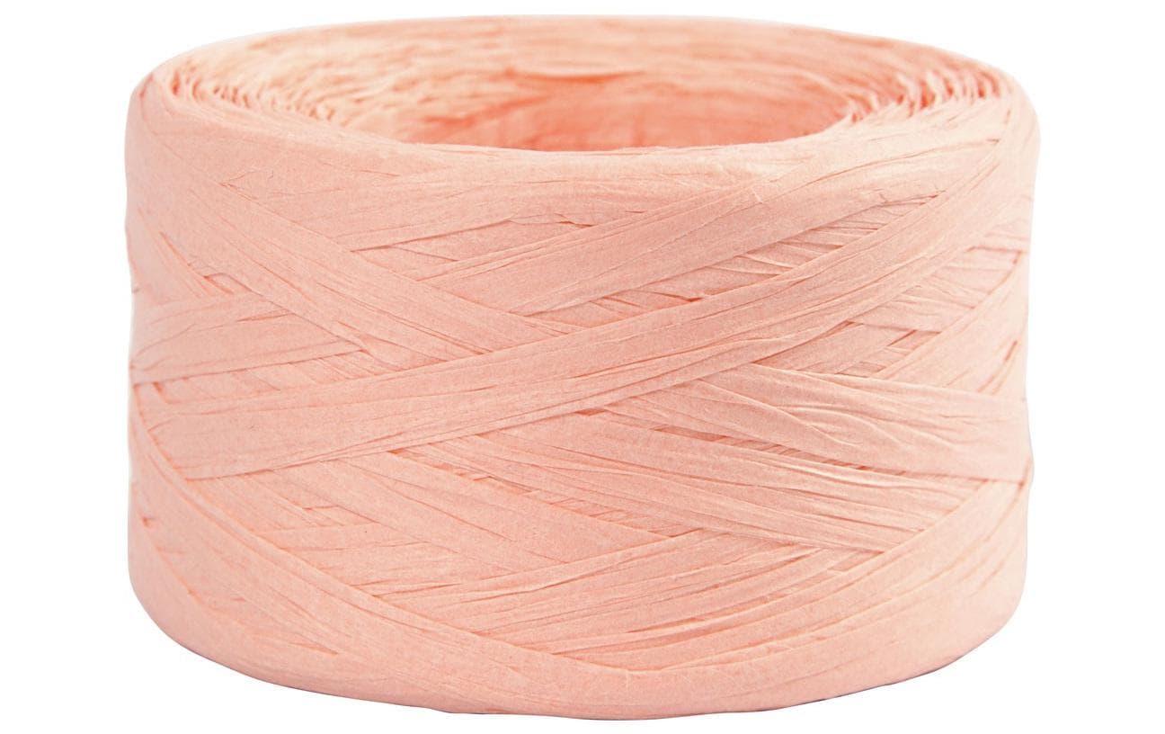 Creativ Company Papierband Raffiabast 100m, 7-8 mm, rosa