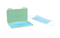 Maskenbox Rechteck 19x11x1.2 für Hygienemasken, grün