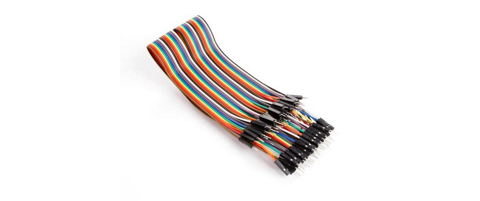 Whadda 40 PINS 30 CM  M/M JUMPER WIRE (FLAT CABLE)
