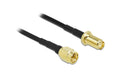 Delock Low-Loss LTE-Antennenkabel, 0.99dB/m SMA Stecker - SMA Buchse, LMR/CFD100, 15m