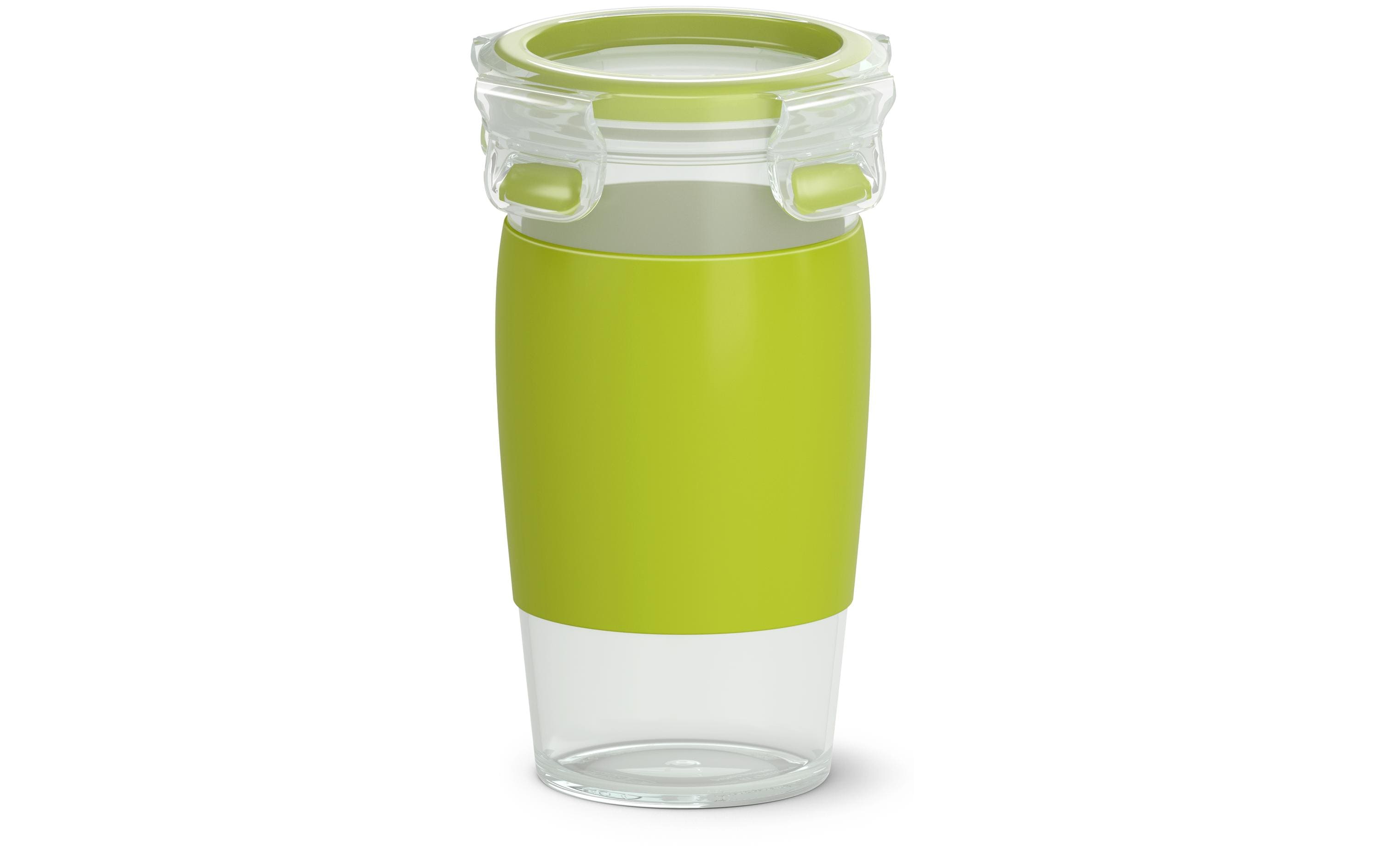 Emsa Clip&Go Smoothie Mug 450ml rund Silikon, mit Deckel