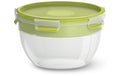 Emsa Clip&Go Salatbox XL 2.6 L rund inkl. Beilagen & Dressingbox