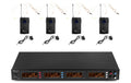 Power Dynamics PD504B 4-Kanal UHF Funkstrecke mit 4 Sender&Miks