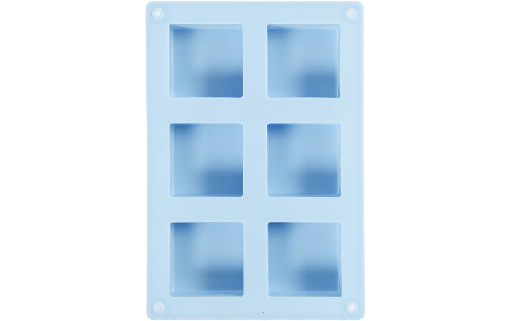 Creativ Company Giessform Silikon quadratisch, Lochgrösse: 5 x 5 x 2.5 cm
