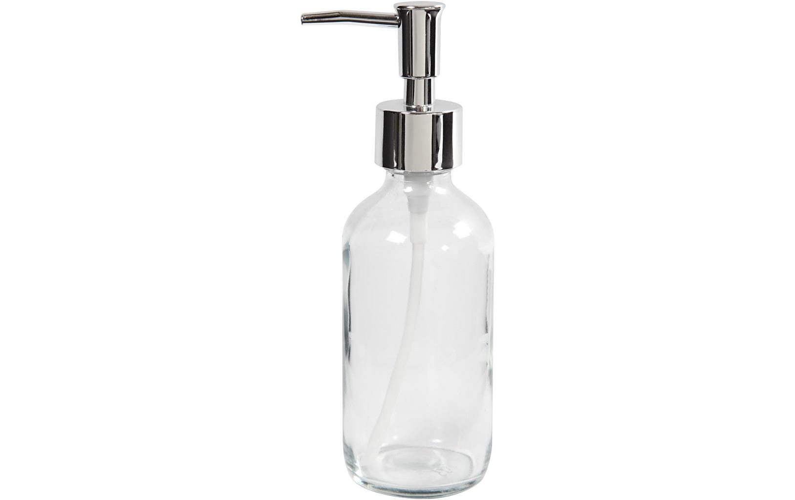 Creativ Company Seifenspender 230  ml Klarglas, D: 6.3 cm, Höhe: 19.3  cm
