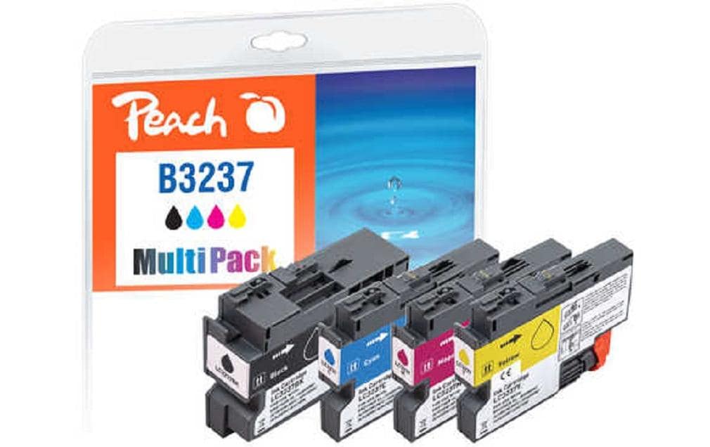 Peach Tinte Brother LC-3237 Multi 1x65, 3x18 ml, bk, c, m, y