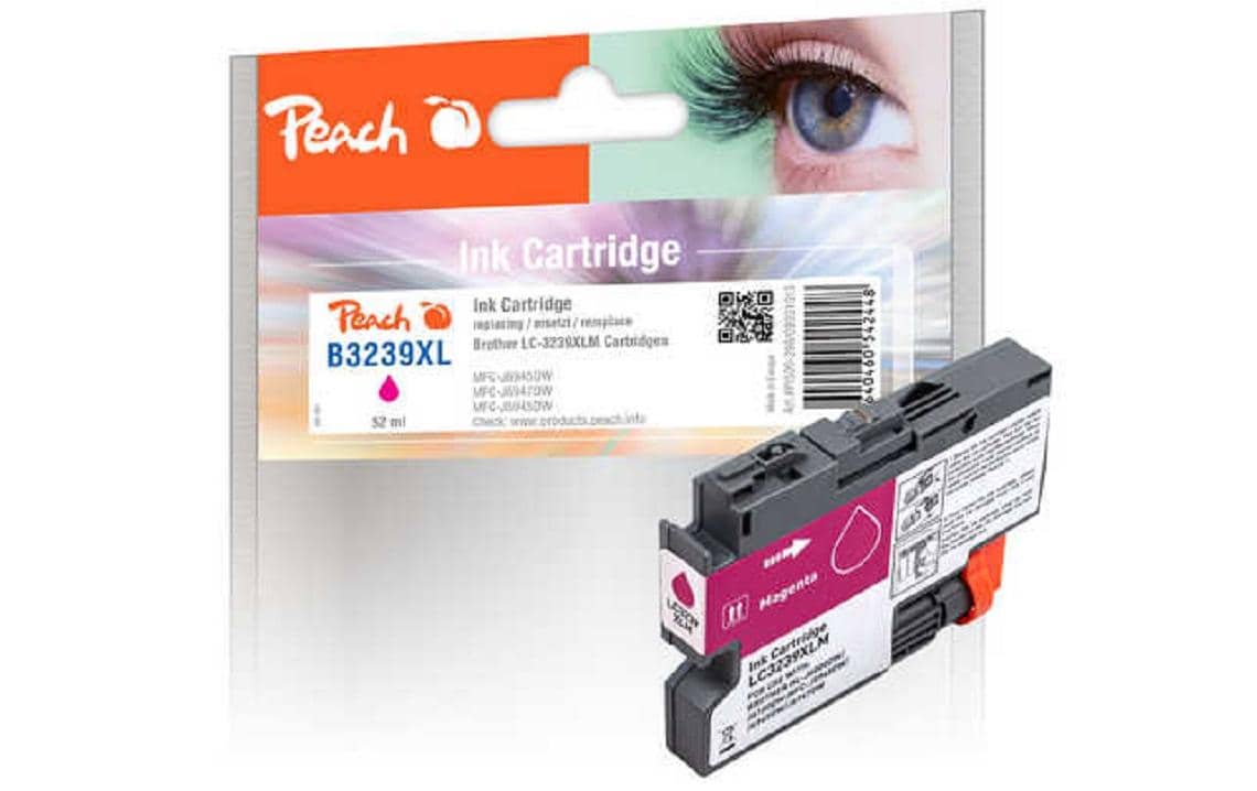 Peach Tinte Brother LC-3239XL 52 ml, magenta