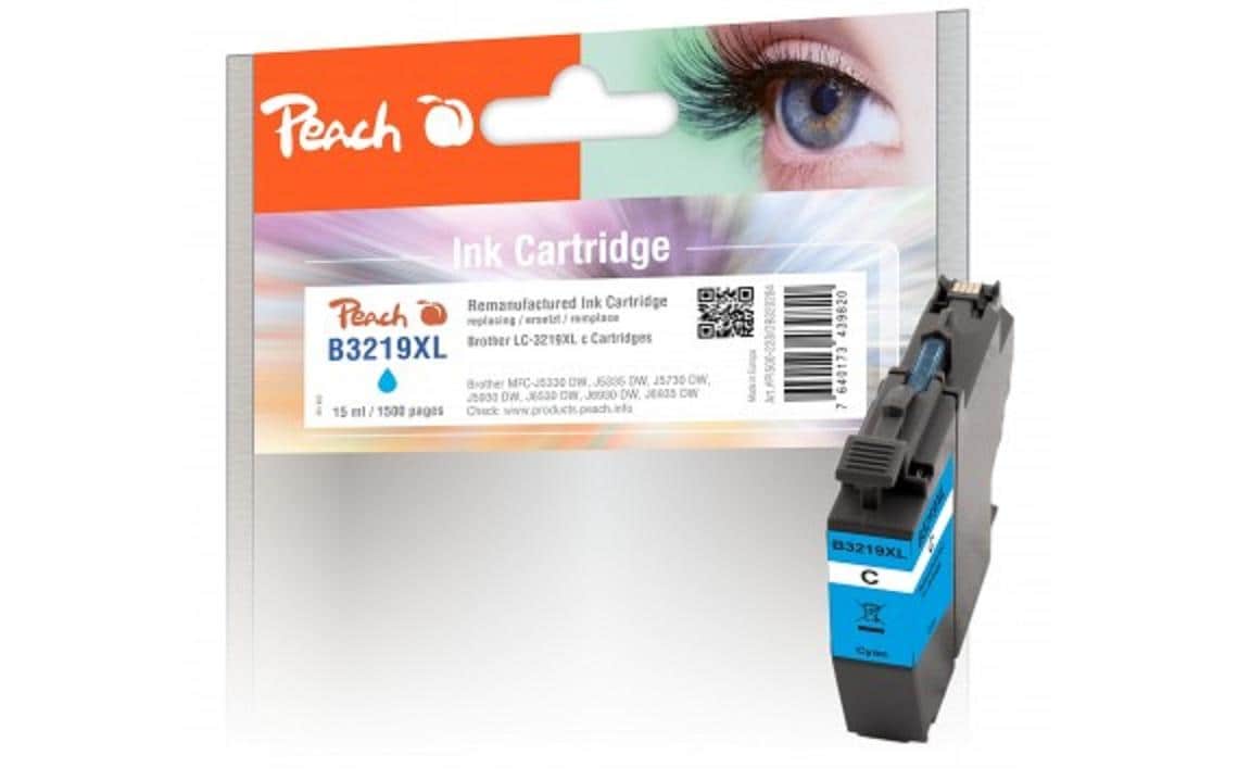 Peach Tinte Brother LC-3219XL 15 ml, cyan