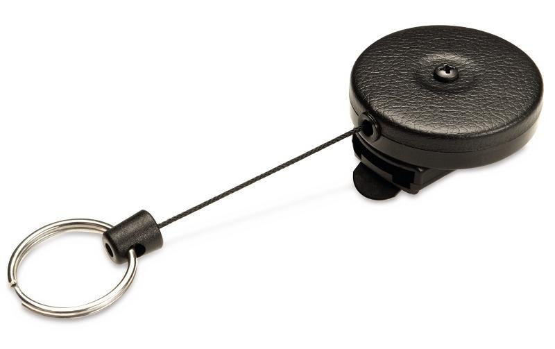 KEY-BAK Ausweishalter mit Gürtelclip schwarz, 1 Stück