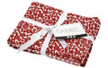 Creativ Company Stoffpaket Patchwork rot 45 x 55 cm, 10 g/qm, 4 Stück