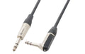 PD Connex CX78-3 Audiokabel 6.3 Klinke - Winkel-Klinke, 5m