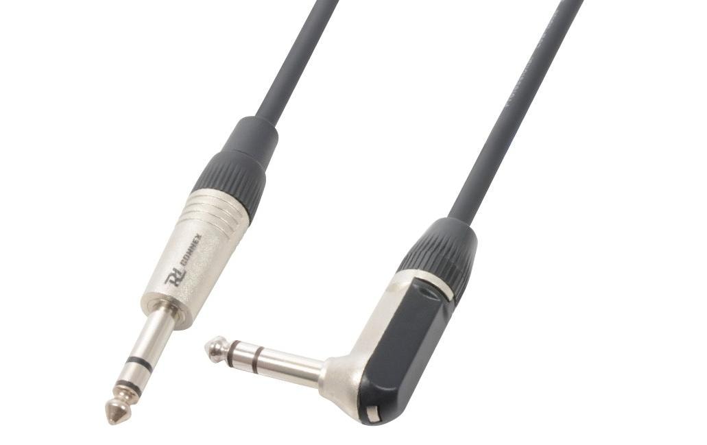 PD Connex CX78-3 Audiokabel 6.3 Klinke - Winkel-Klinke, 5m