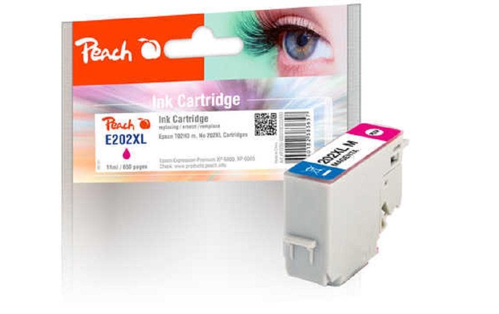 Peach Tinte Epson T02H3, No 202XL 11 ml, magenta