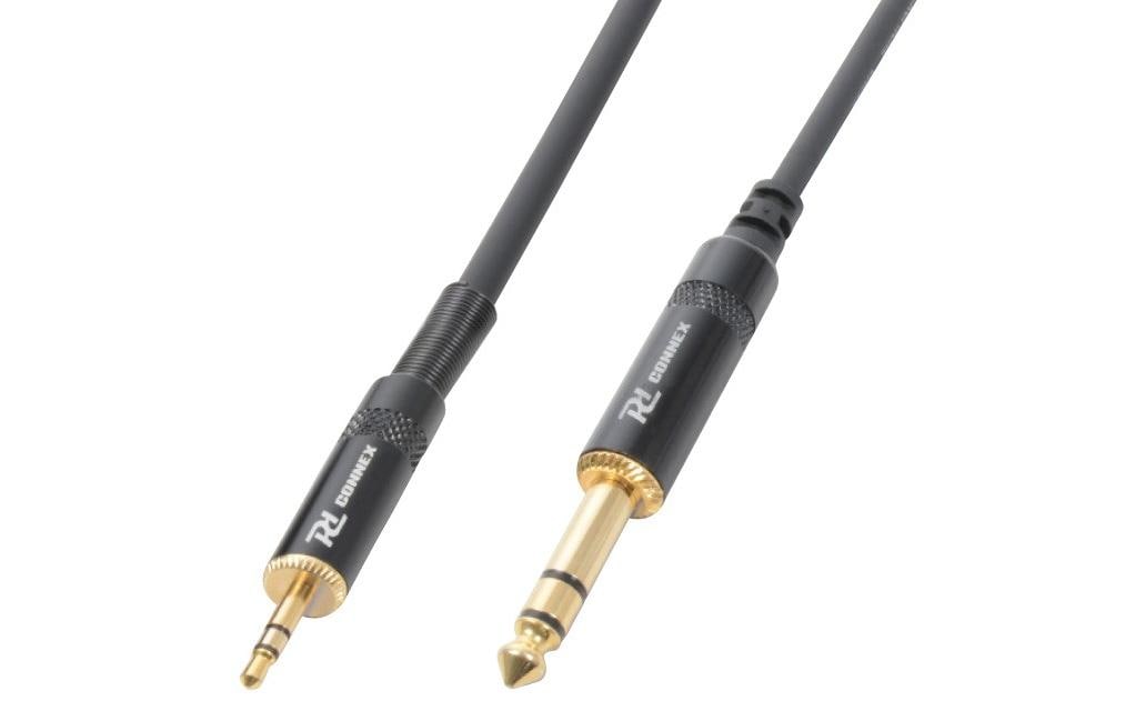 PD Connex CX82-3 Audiokabel 3.5 Klinke - 6.3 Klinke, 3m