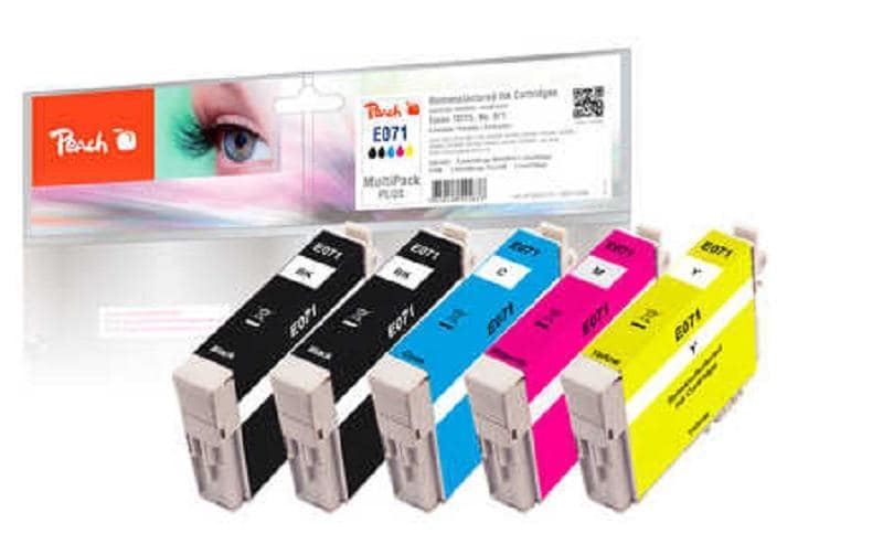 Peach Tinte Epson T0715 Multi+ 2x8,4, 3x7,2 ml, 2xbk, c, m, y
