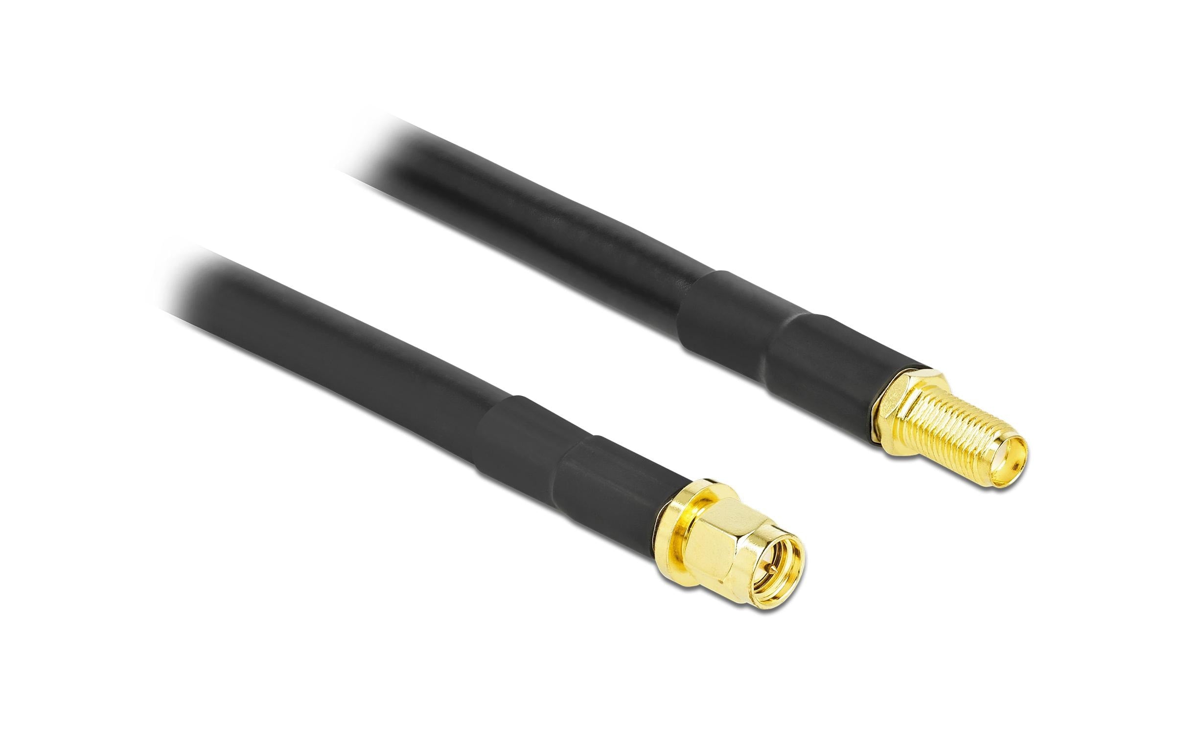 Delock LTE-Antennenkabel, 0.31dB/m SMA Stecker - SMA Buchs CFD300, 5m