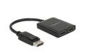 Delock DP 1.4 Splitter,1x DP zu 2xHDMI, MST 4K bis 30Hz, schwarz, DP Alternate Mode