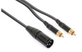 PD Connex CX58-1 Audiokabel XLRm - 2x Cinchstecker, 1.5m