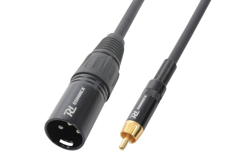 PD Connex CX52-8 Audiokabel XLRm - Cinchstecker, 8m