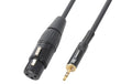 PD Connex CX50-05 Audiokabel XLRf - 3.5 Klinke, 0.5m
