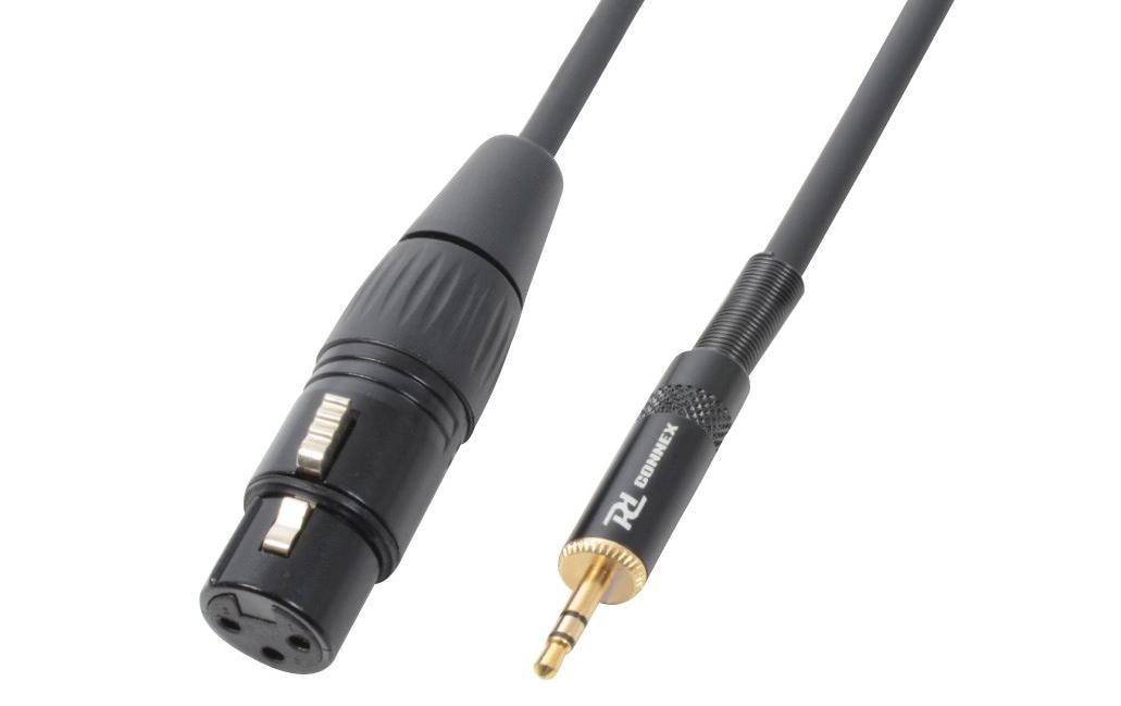 PD Connex CX50-05 Audiokabel XLRf - 3.5 Klinke, 0.5m