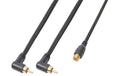 PD Connex CX142 Audiokabel 2x Cinch - Cinch, 0.3m