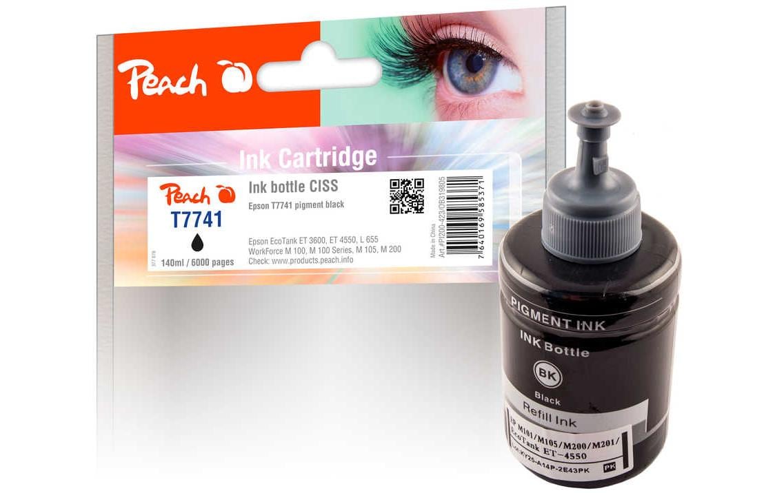Peach Tinte Epson T7741 140 ml, pigment black