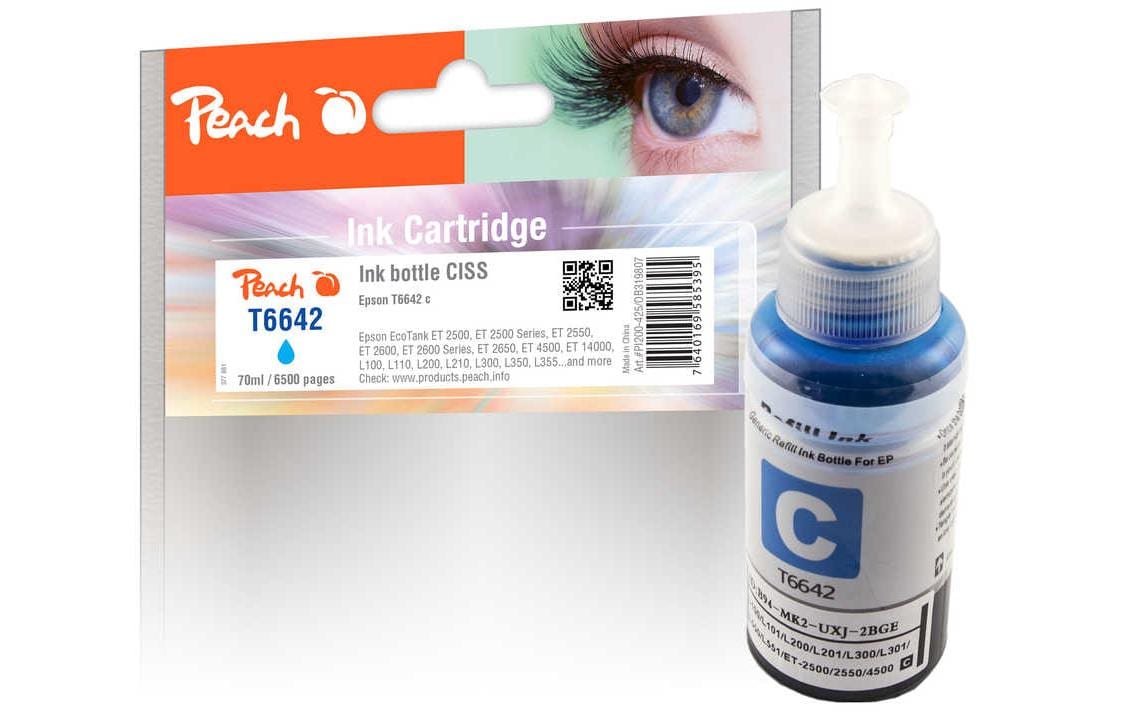 Peach Tinte Epson T6642 70 ml, cyan