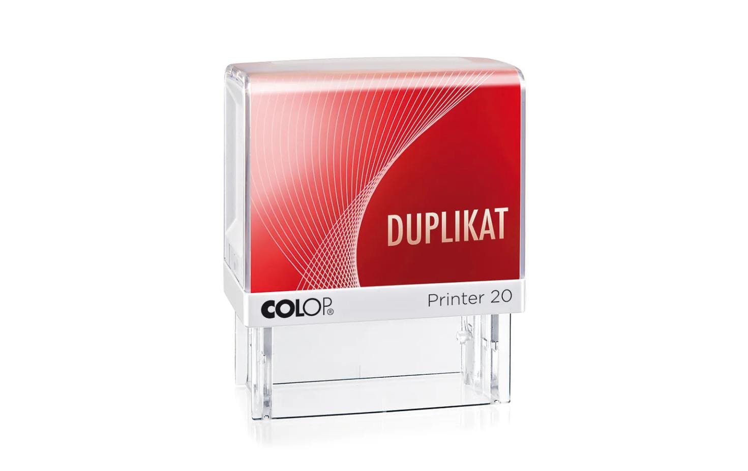 COLOP Stempel Printer 20/L "DUPLIKAT" fertiger Lagertext, mit rotem Abdruck
