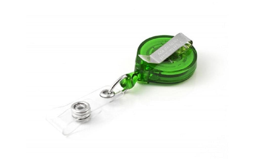 Rieffel Ausweishalter mit Gürtelclip für Badge, grün, 1 Stück
