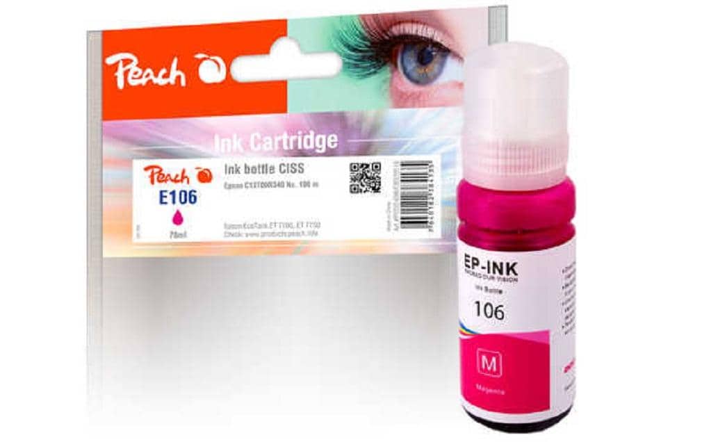 Peach Tinte Epson 106, C13T00R340 70 ml, magenta