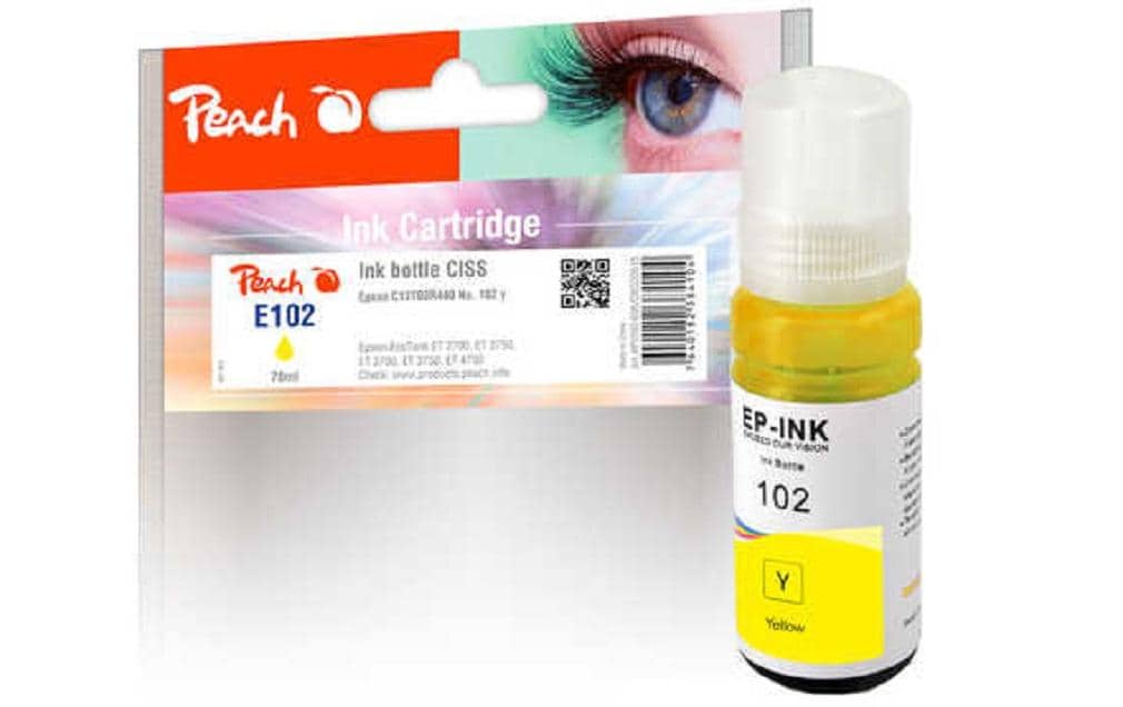 Peach Tinte Epson 102, C13T03R440 70 ml, yellow