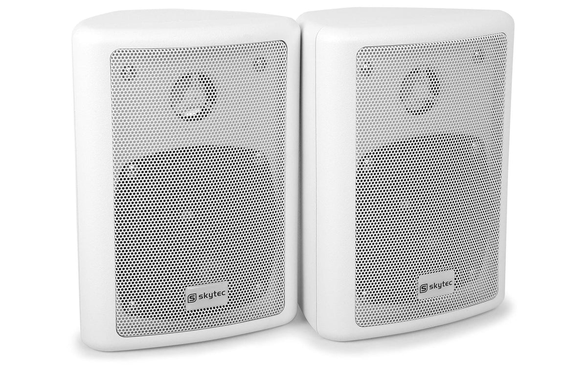 Skytec ODS40W 4" Indoor Lautsprecher-Paar, 75W, weiss