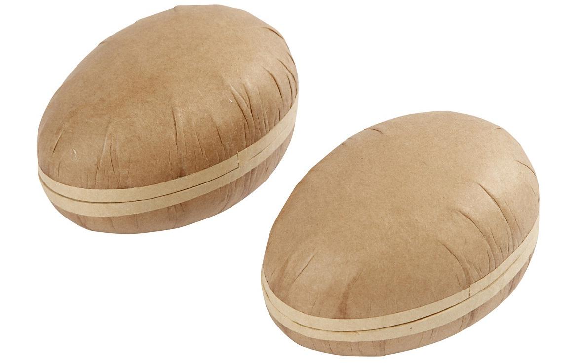 Creativ Company Ostereier aus Pappe teilbar 2 Stück, 12 cm