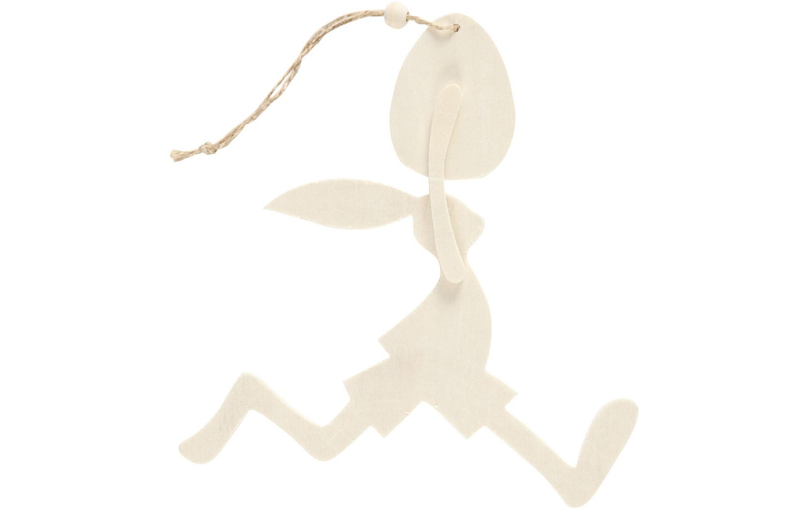 Creativ Company Aufhänger Hase mit Ei 18 x 17 cm