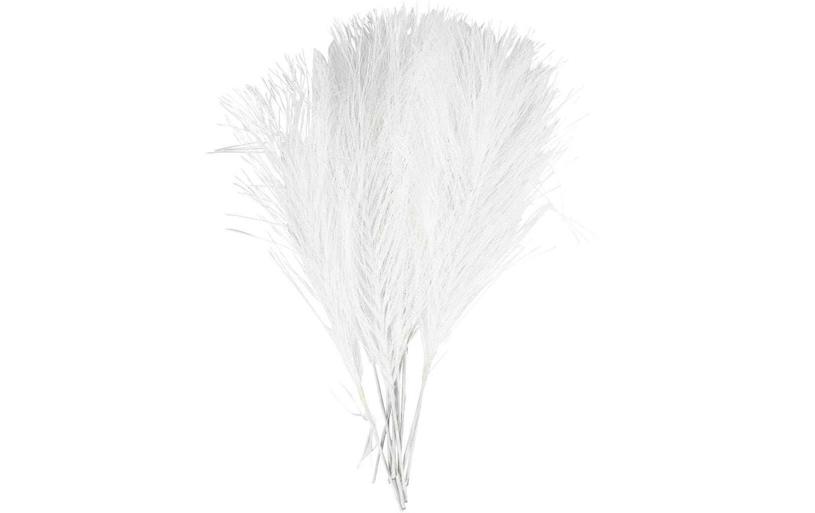 Creativ Company Federn künstlich 15 cm 10 Stück, weiss