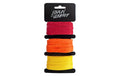 B+C Geschenkband Raffia Orange Mix Pro Farbe 10 Meter