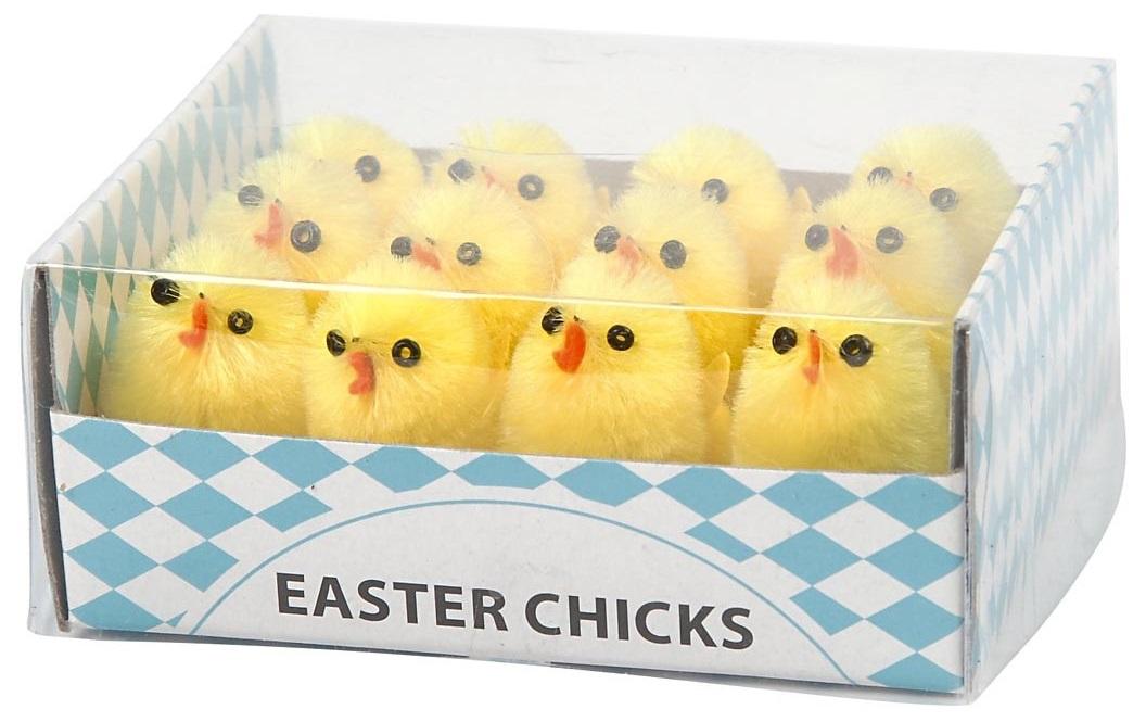 Creativ Company Osterküken 12 Stück, 3 cm