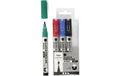 Creativ Company Glas- und Porzellanmalstift 4 Stück, deckend, 1 - 2 mm Spitze