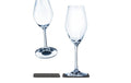 silwy Kristallgläser, 2er-Set 2 Metall-Nano-Gel-Pads, Champagner