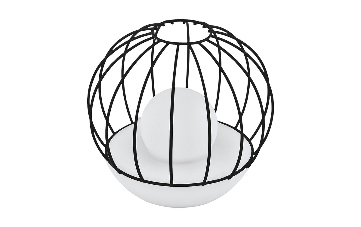 EGLO SOLAR Tischleuchte schwarz/weiss Solar / inkl. 2x LED-RGB 0,2W, Solar