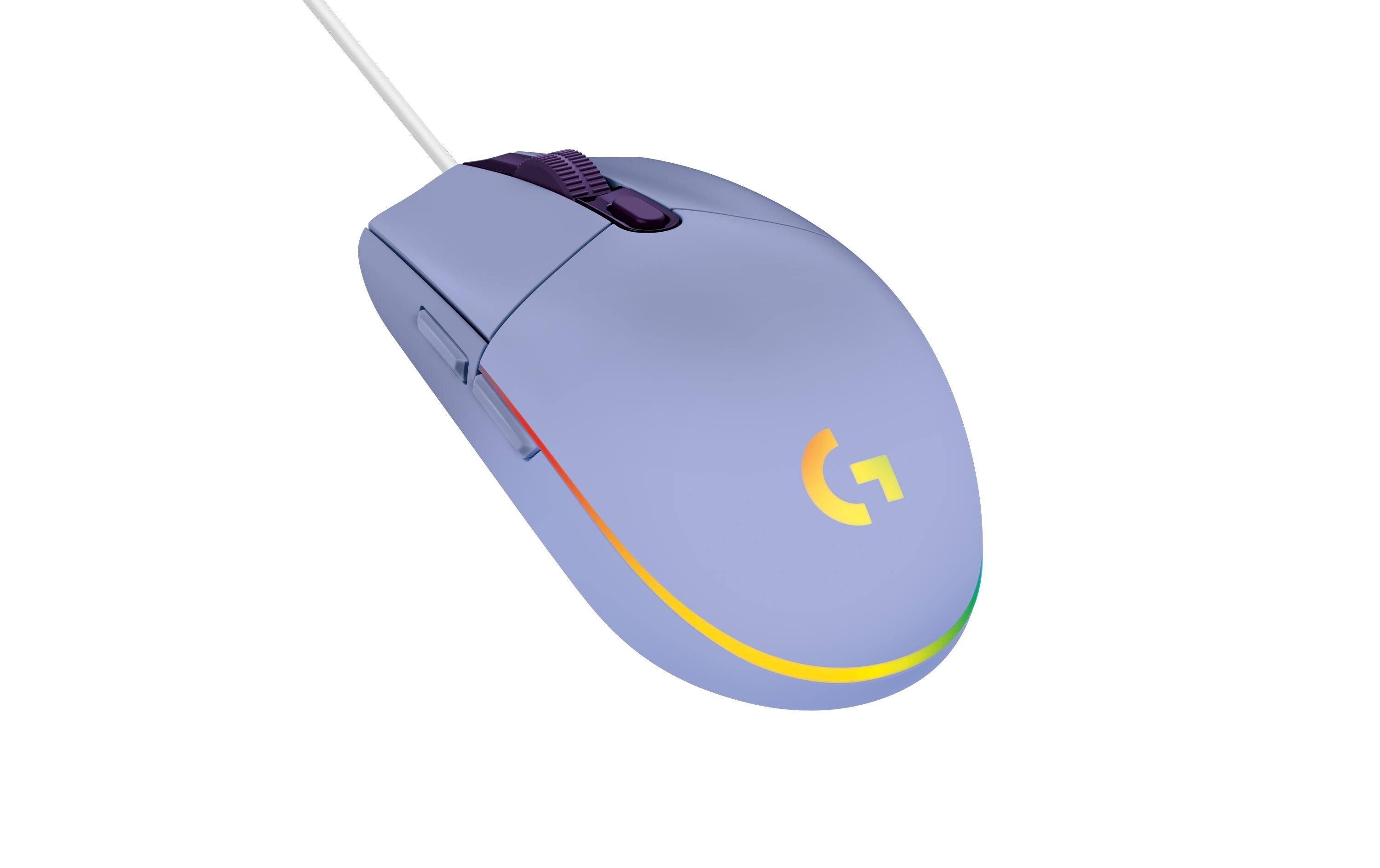 Logitech G203 Lightsync Gaming Mouse lilac USB