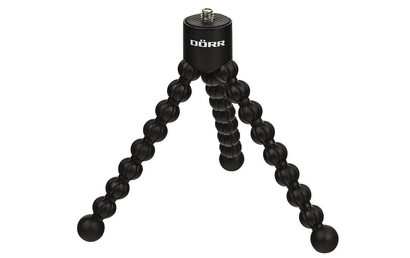 Dörr Mini Stativ Triflex schwarz biegsame Gliederbeine