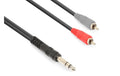 Vonyx CX328-3 Audiokabel 6.3 Klinke - 2x Cinch, 3m