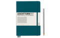 Leuchtturm Notizbuch Medium A5 kariert 249 Seiten, Farbe Pacific Green
