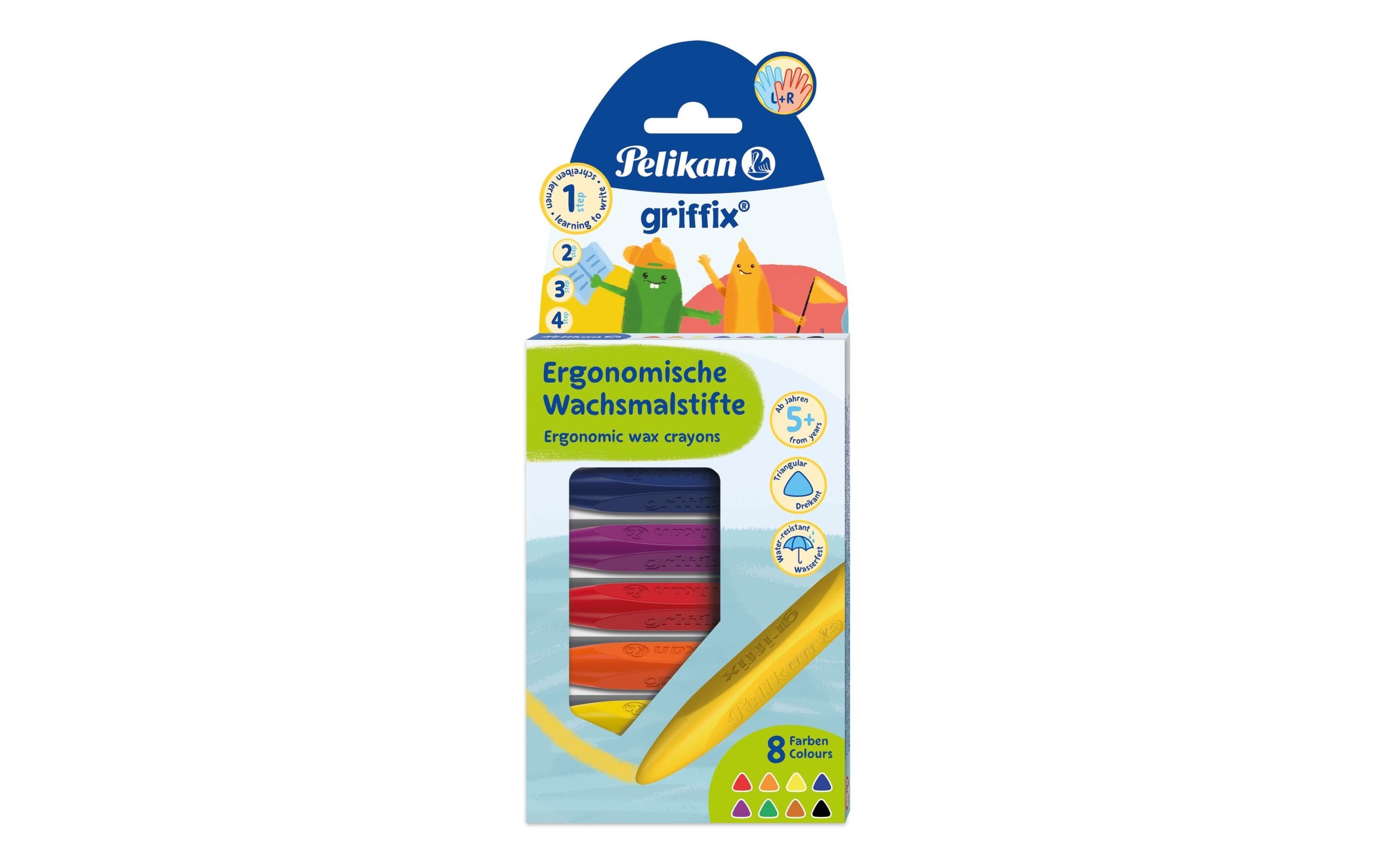 Pelikan Griffix Wachsschreiber 8 Farben