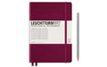Leuchtturm Notizbuch Medium A5 liniert 249 Seiten, Farbe Port Red
