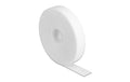 Delock Klettband auf Rolle, 5mx20mm Klettverschluss, weiss