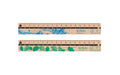 Herlitz Holzlineal 17cm GREENline 2 Motive assortiert, FSC-Mix