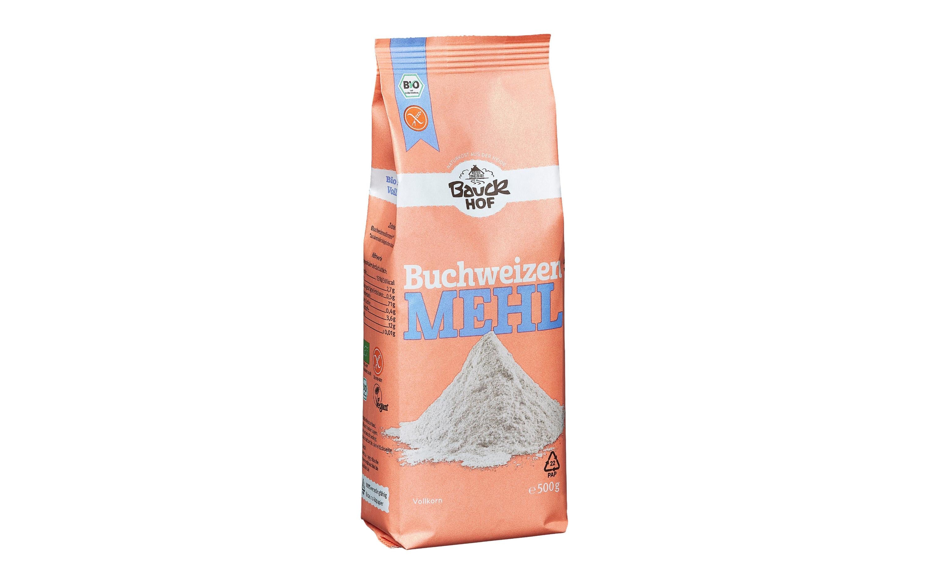 Buchweizenmehl Vollkorn Beutel 500 g